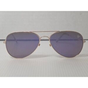 Disney Mickey Mouse Aviator Sunglasses Purple Tint Gold Tone Frame As Is